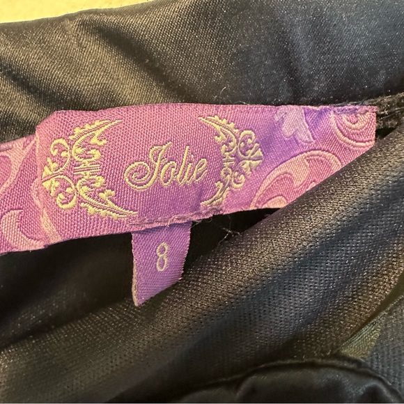 Sleeveless Navy Metallic Dress - Picture 4 of 4